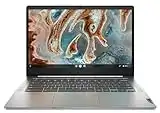 Lenovo IdeaPad 3 Chromebook Gen 6 - Portátil 14" FullHD (MediaTek MT8183, 4GB RAM, 64GB eMMC, Arm Mali-G72 MP3 GPU, Chrome OS) Color Gris - Teclado QWERTY Español