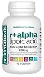 Prairie Naturals R(+) alpha lipoic acid 200 mg vcaps, 60 Count