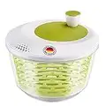 Westmark Centrifuga per insalata, Capacità: 4,4 litri, ø 23,5 cm, Plastica, Senza BPA, Spinderella, Colore: Trasparente/Bianco/Verde, 243022EA