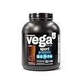 Vega Sport Premium Vegan Protein Powder, Chocolate - 30g Plant Based Protein, 5g BCAAs, Low Carb, Keto, Dairy Free, Gluten Free, Non GMO, Pea Protein for Women & Men, 4 lbs (Packaging May Vary)