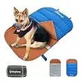 KingCamp Sac de Couchage pour Chien Imperméable, Couverture pour Chien Chat Chiot Doux Lavable, Coussin pour Chiens Grande Chaude pour Voiture Camping Randonnée Voyage Intérieur Extérieur 110cmx70cm