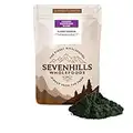 Sevenhills Wholefoods Super Grün Superfood-Mischung Pulver Bio 200g, Mit Spirulina, Chlorella, Weizengras & Gerstengras