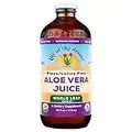 Lily Of The Desert Aloe Vera Juice, Preservative Free - Whole Leaf Filtered Aloe Vera Drink, USDA-Certified Organic Aloe Juice for Gut Health, Wellness, Glowing Skin, 16 Fl Oz