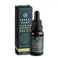 Jersey Hemp - CBD Oil Drops, Organic, 2000mg, 20ml Bottle, High Strength, Broad Spectrum CBD, Hemp Seed Oil, 100% Vegan & Vegetarian, Grown & Harvested in The British Isles, No GMO