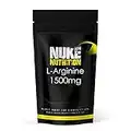 Nuke Nutrition L Arginine Capsules 1500mg - 60 Capsules - Nitric Oxide Supplement for Men & Women to Improve Muscle Strength, Endurance & Mass - Nutritional Pre Workout - Nitric Acid Pills for Energy