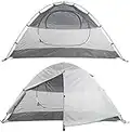 FE Active Camping Tente 2 Personnes - Tente 4 Saisons 1-2 Places de Haute Qualité Imperméable Indéchirable Double-Toit avec Armature Aluminium pour Camping et Randonnée | Conçue en Californie, USA