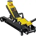 VEVOR Floor Jack, 2.5 Ton Low Profile Floor Jack, Heavy-Duty Steel Racing Floor Jack with Single Piston Lift Pump, Floor Jack Lifting Range 3.35"-14.96"