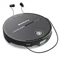 Portable Personal CD Player | Walkman Portable cd player with Headphones included l Oakcastle CD10 has 7hr Battery Playtime, In Car Compatible Cd Player Portable l Lightweight