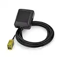 Eightwood Mini Satellite Radio Antenna Fakra K Curry Female Connector Compatible with Sirius XM Car Vehicle Trucks RV HD Hi-Fi Radio Stereo Receiver Tuner 2320-2345MHz