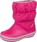 Crocs Mixte enfant Bottes de Neige, Type d'Ajustement : Décontracté, Coton, Candy Rose, 27/28 EU