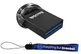 SanDisk 512GB Ultra Fit USB 3.1 Flash Drive Low Profile (SDCZ430-512G-G46) High Speed Memory Pen Drive Bundle with 1 Everything But Stromboli Lanyard