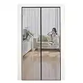 MYCARBON Fly Screen Door Keep Insects Out Mosquito Door Screen Without Drilling Top-to-Bottom Seal Automatically, Keep Away from Mosquitoes Curtain for Balcony Sliding Doors Living Room 90 * 230cm