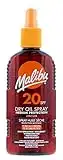 Malibu Sun SPF 20 Non-Greasy Dry Oil Spray for Tanning, High Protection, Water Resistant, 200ml