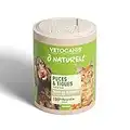 VETOCANIS Ô Naturel - Poudre à la Terre de Diatomée Qui Agit sur Puces & Tiques pour Chiens, Chiots, Chats et Chatons - Tous Types de Pelage - 100% Naturelle & Fabriqué en France - 275 ML