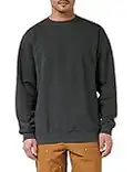 Carhartt Sudadera con cuello redondo, tejido de grosor medio, Loose Fit Para Hombre, Gris carbón jaspeado, S