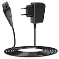 15V HQ8505 Cargador Cable Afeitadora, Cargador Afeitadora Adaptador para Philips Norelco Recortar Barba HQ8505 9000 7000 5000 3000 mg5750 mg7790 mg7770 mg7720 BG5020 Shaver Charger Viaje Reemplaza