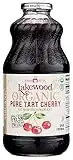 Lakewood Pure Tart Cherry, Fresh Pressed, (32 Fl Oz (Pack of 6))