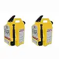 Surecan 5 Gallon Self Venting Diesel Fuel Can w/Rotating Spout, Yellow (2 Pack)