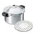 Kuhn Rikon 30333 12-Quart Duromatic Stockpot Pressure Cooker, Stainless