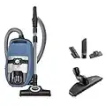 Miele Blizzard CX1 Turbo Team Bagless Canister Vacuum, Tech Blue - Portable, Household