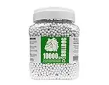 BULLDOG AIRSOFT - 10,000 Airsoft Pellets [0.20g] Biodegradable [6mm White] Triple Polished [Pro Team Grade]
