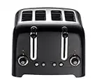 Dualit 46205 4 Slot Lite Toaster in Black Finish