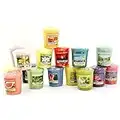 12 Official Yankee Candle Mini Votive Samplers Assorted Spring Summer Fragrances