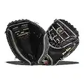 All-Star Pro-Elite M3000MBK 34 Inch Baseball Catchers Mitt Black Right Hand Throw