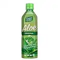 (Pack of 12) Green Globe Aloe Vera Juice Drink 500 ml Original Juice for Hair and Skin (Original Aloe Vera Drink)