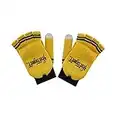 Cinereplicas - Harry Potter - Gants - Moufles Amoviles - Fonction Tactile - Licence Officielle - Maison Poufsouffle - Jaune et Noir Taille unique