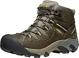 Keen Targhee 2 Mid Waterproof, Botas para senderismo, Hombre, Black Olive/Yellow, 39.5