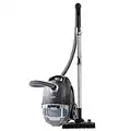 EUREKA Bagged Canister Vacuum Cleaner with HEPA Filtration and 6 Dust Bags for Carpets and Hard Floors, 3 Liter Capacity, Low Noise Level, Black & Gray