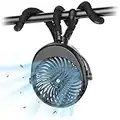 Ventilateur de Poussette Brumisateur, Ventilateur Portable pour Bébé Alimenté par Batterie avec Clip de Trépied Flexible, Réservoir d'eau Rotatif à 360 ° à 3 Vitesses de 50 ml pour la Salle de Camping