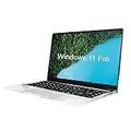 KUU XBOOK-2 Notebook, 8GB LPDDR4 256GB SSD ROM Window 11 Pro 14.1 Pollici PC Portatile, Processore Celeron J4105 HDMI USB 3.0 2.0 WiFi Bluetooth 4.2 Laptop Argento sottile e leggero Laptop