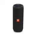 JBL Flip 4 Portable Waterproof Wireless Bluetooth Speaker with up to 12 Hours of Battery Life - Black