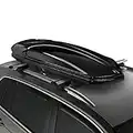 DNA MOTORING Extra Long XXL Lockable Rooftop Cargo Carrier Box Roof Luggage Storage Case w/Lock+Keys, 110Lb Capacity, 15 Cubic Ft.(Glossy Black),PT-ZTL-8294-GSBK