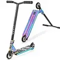 Joycruise Stunt Scooter für Kinder ab 8 Jahre & Erwachsene, Stunt Roller mit 360° Lenkung Funscooter Kickscooter 110mm Räder Alu Core Robuster Trick Roller Tretroller (Rainbow)