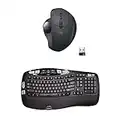 Logitech MX Ergo Wireless Trackball Mouse – Adjustable Ergonomic Design (Bluetooth or USB), Graphite