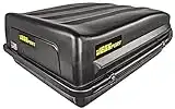 JEGS Rooftop Cargo Carrier for Car Storage - Large Roof Rack Cargo Carrier - Heavy Duty Waterproof Storage - Made in USA - 18 Cubic Ft - 110 Lb Capacity - Aerodynamic Hard Shell Cargo Carrier