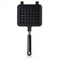 OFKPO Non-Stick Doppia Waffle Maker Waffle Stampo, Stampi per Biscotti, Uso del Fuoco Macchina per Waffle Piastra