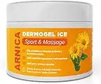 QKnatur - ARNICA MONTANA CREME GEL - Aide à soulager et apaiser les inconforts musculaires et articulaires - Teneur élevée en Arnica, Calendula, Extrait d'hamamélis - Massage (300 ml)