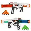 RuiDaXiang Kinder spielzeugpistole,2pcs Dual Battle Pack, Foam Ball Air Powered Shooter Toy Gewehr Für Kinder ab 6+ Jahren,Teenager, Erwachsene