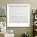 Cordless Cellular Shades Blackout Window Blind, White(Blackout), 35" W x 38" H