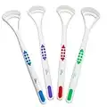 Tongue Scraper Cleaner x 4 ~ Set of 4 Colours ~ Oral Dental Care