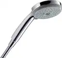 Hansgrohe 28536000 Croma 100 Multi ducha de mano, 3 tipos de chorro, cromo