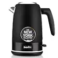 Breville Bollitore Acqua Elettrico New York, 2400 W, Capacità 1,7 Litri, Fino a 8 Tazze, Nero Opaco