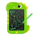 Tableta de Escritura LCD 10 Pulgadas, Tablero de Dibujo Electrónico, Pizarra Infantil Juguetes de Dinosaurio Regalo de Cumpleaños para Niñas y Niños de 3 4 5 6 7 Años Regalos para Niños Verde