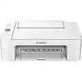 Canon PIXMA TS3351 Farbtintenstrahl-Multifunktionsgerät (Drucken, Scannen, Kopieren, 3, 8 cm LCD Anzeige, WLAN, Print App, 4.800 x 1.200 DPI) Weiss