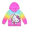 Hello Kitty Girls’ Zip-Up Hoodie for Infant, Toddler, Little and Big Kids – Multicolor