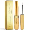 SILKSENCE Upgraded Eyelash Growth Serum, Premium Lash Serum and Eyebrow Enhancer, Lengthen and Strengthen Eyelashes, Achieve Longer, Thicker, Healthier, and Stronger Lashes (Matted Gold)